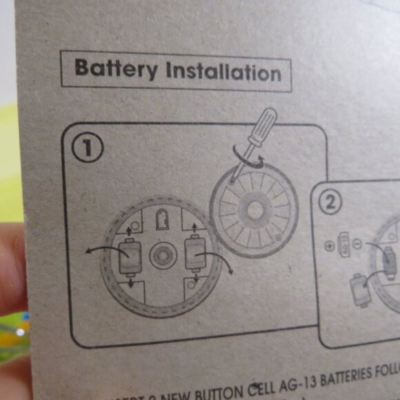 Vintage Gyro Wheel Friction Rail Toy (Set of 3) Lights Up Retro - Picture 7 of 9